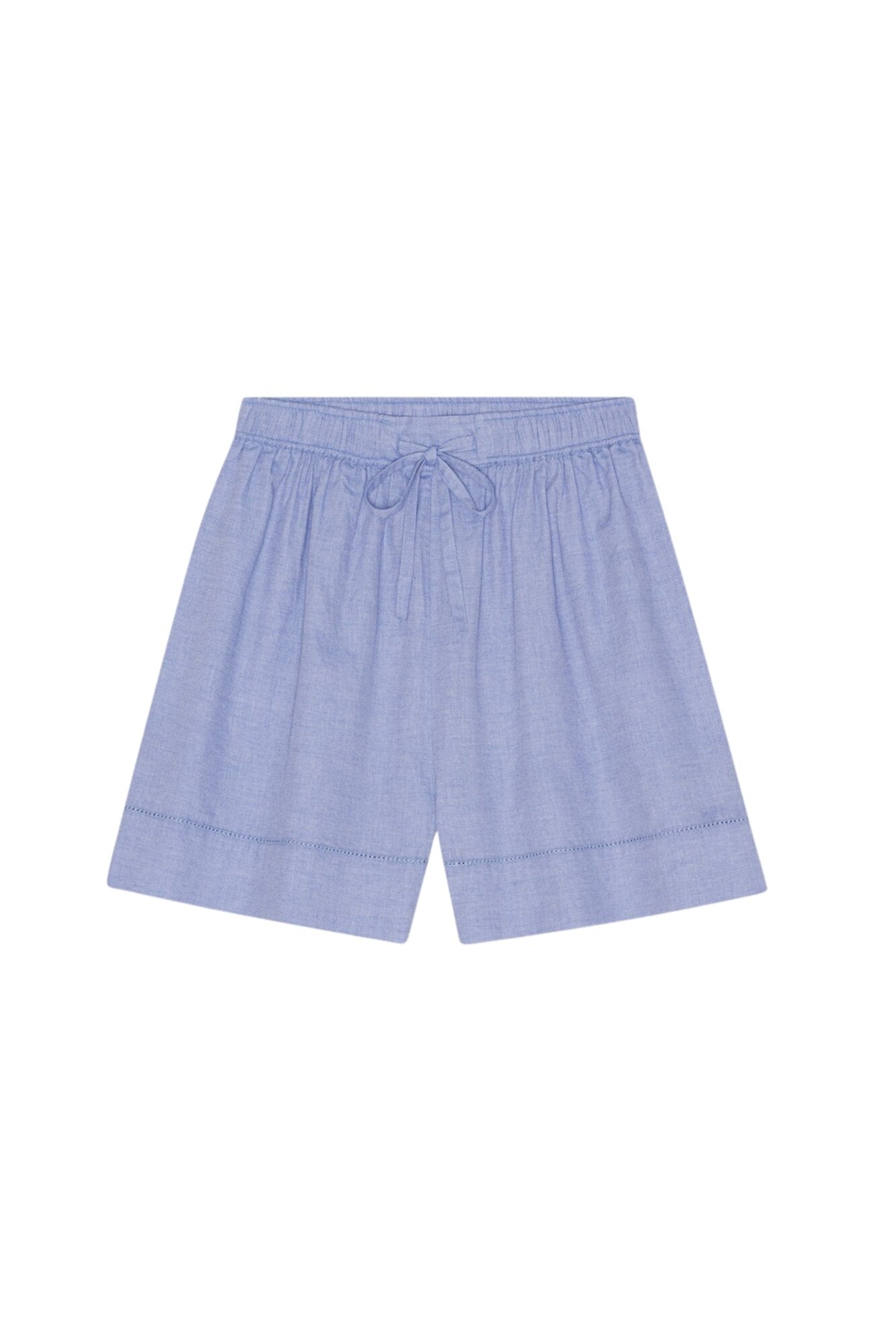 Wake chambray shorts - Light Blue